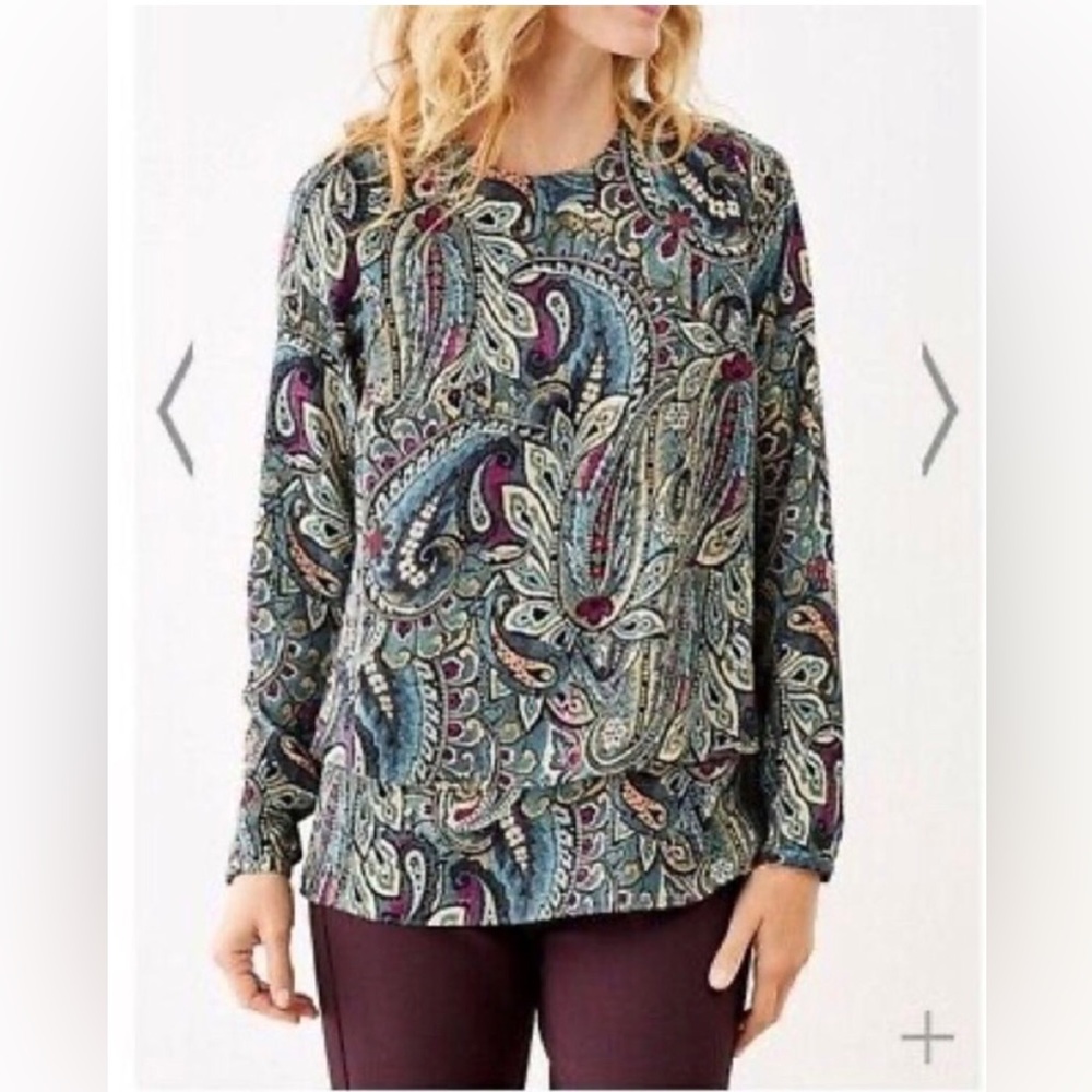 Paisley Two-tier Top